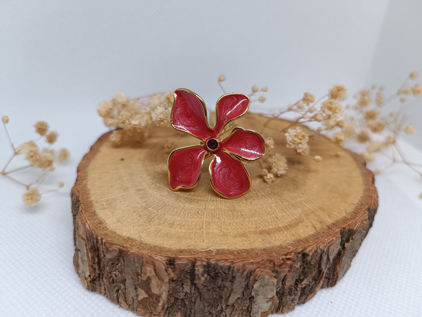 Bague Fleur - Doré