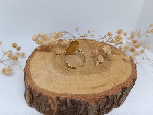 Bague Martelé - Doré