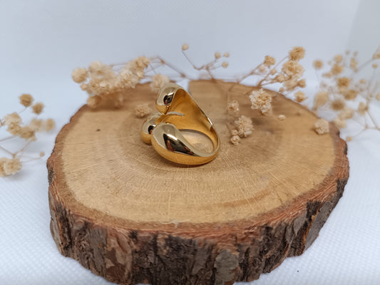 Bague Enlacée - Doré