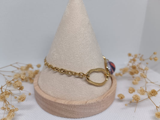 Bracelet Léopard - Doré