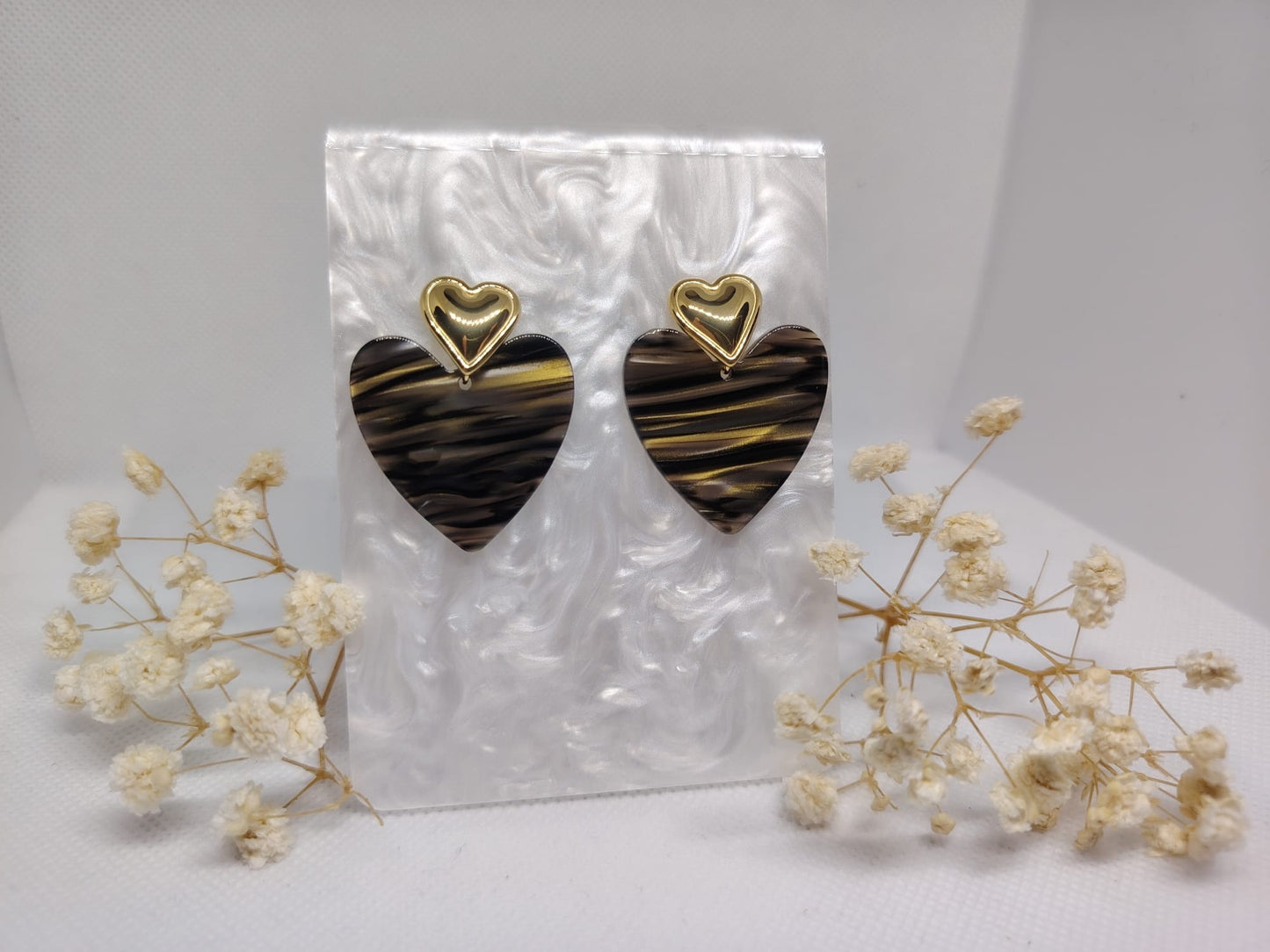 Boucles d’oreilles Cœur – Acier Inoxydable