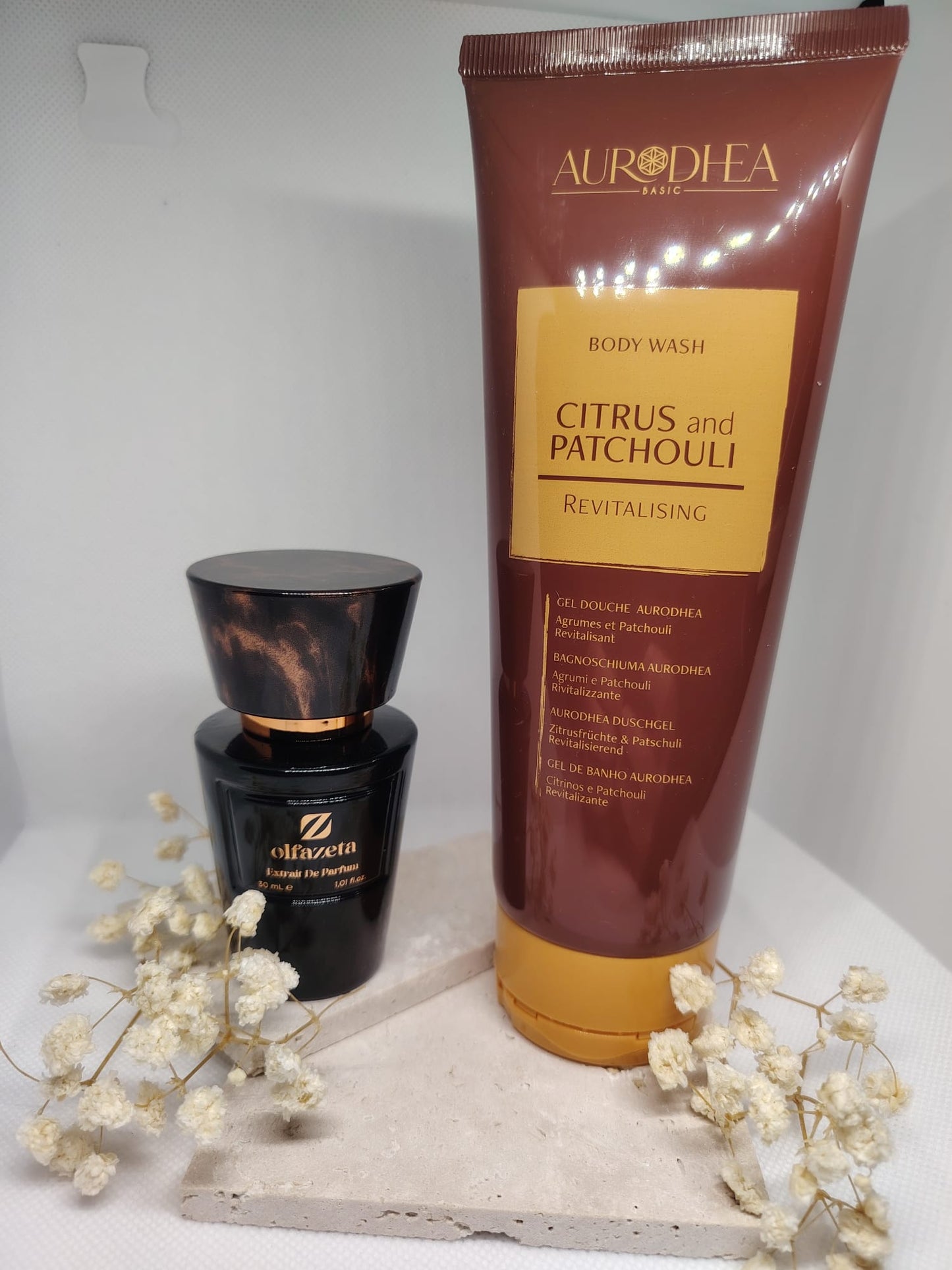 Coffret Chogan Citrus & Patchouli – Parfum & Gel Douche