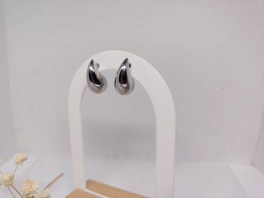 Boucles d’oreilles Goutte – Acier inoxydable