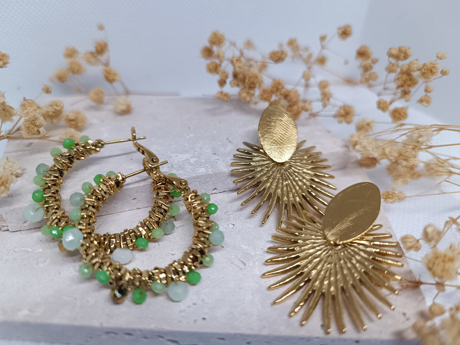 BOUCLES D’OREILLES DORÉ