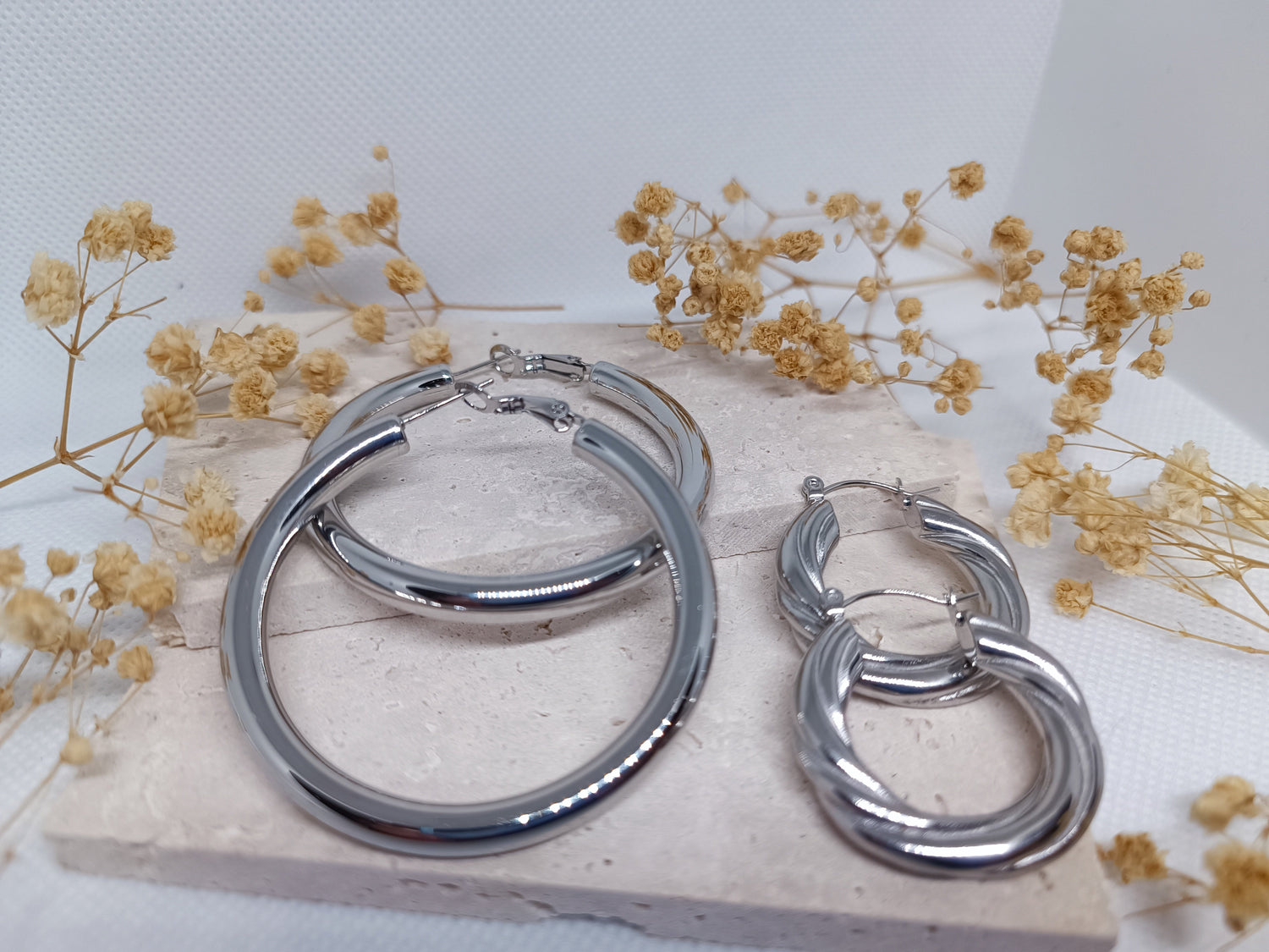 BOUCLES D’OREILLES ARGENTÉ