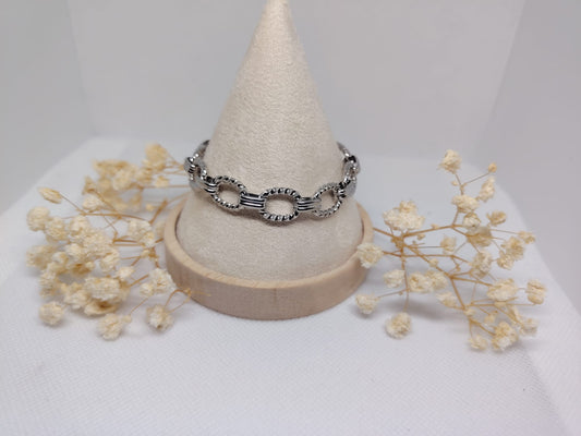 Bracelet Chaîne Maillons en Acier Inoxydable