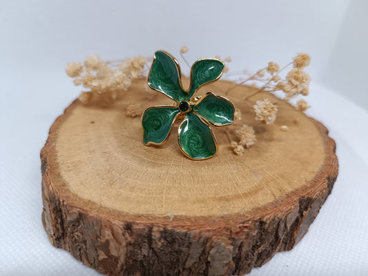 Bague Fleur - Doré