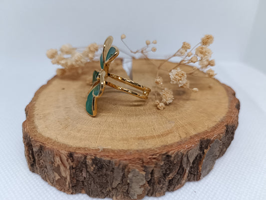 Bague Fleur - Doré