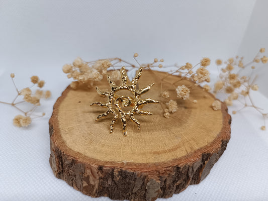 Bague Soleil - Doré