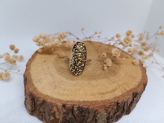 Bague Martelé - Doré