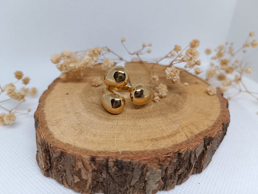 Bague Enlacée - Doré