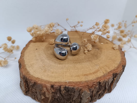 Bague Enlacée - Argenté