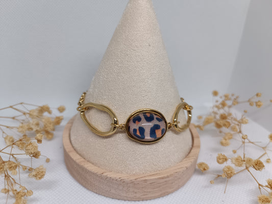 Bracelet Léopard - Doré