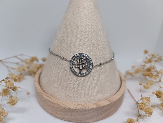 Bracelet Arbre de Vie - Argenté