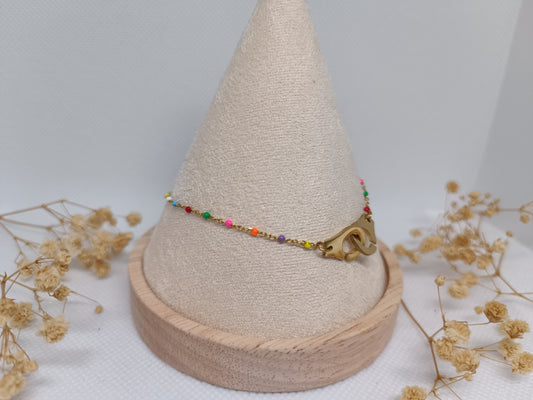 Bracelet Menottes - Doré