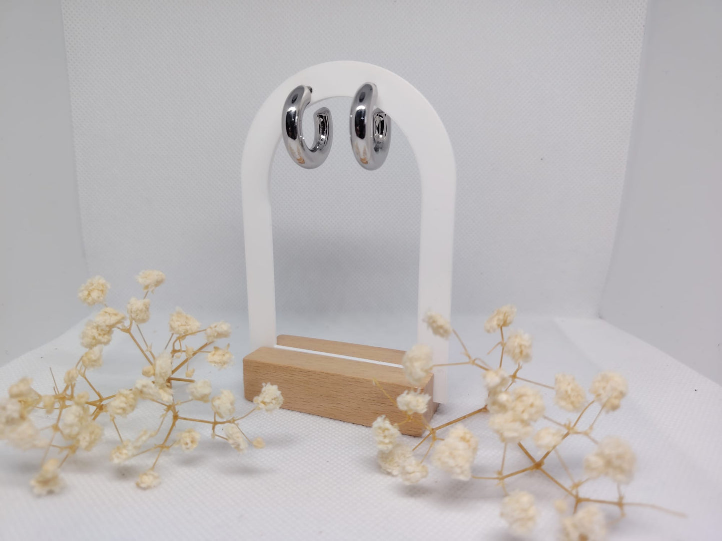 Boucles d’oreilles créoles 20 mm – Acier inoxydable