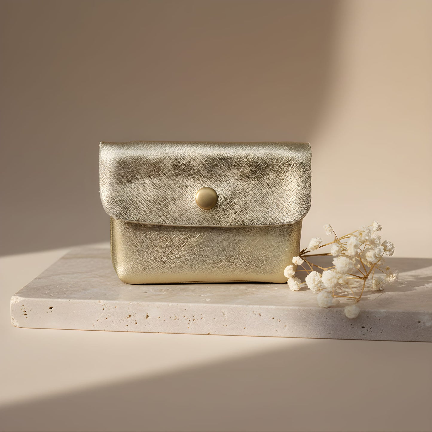 Porte-Monnaie en Cuir Made in Italy