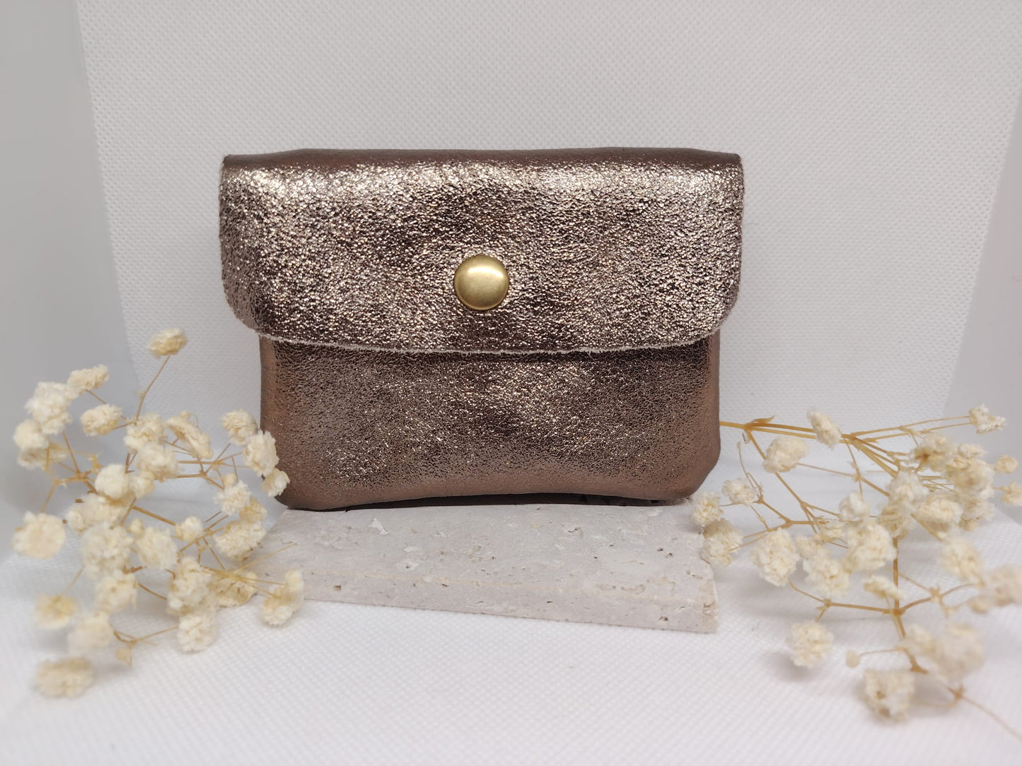 Porte-Monnaie en Cuir Made in Italy