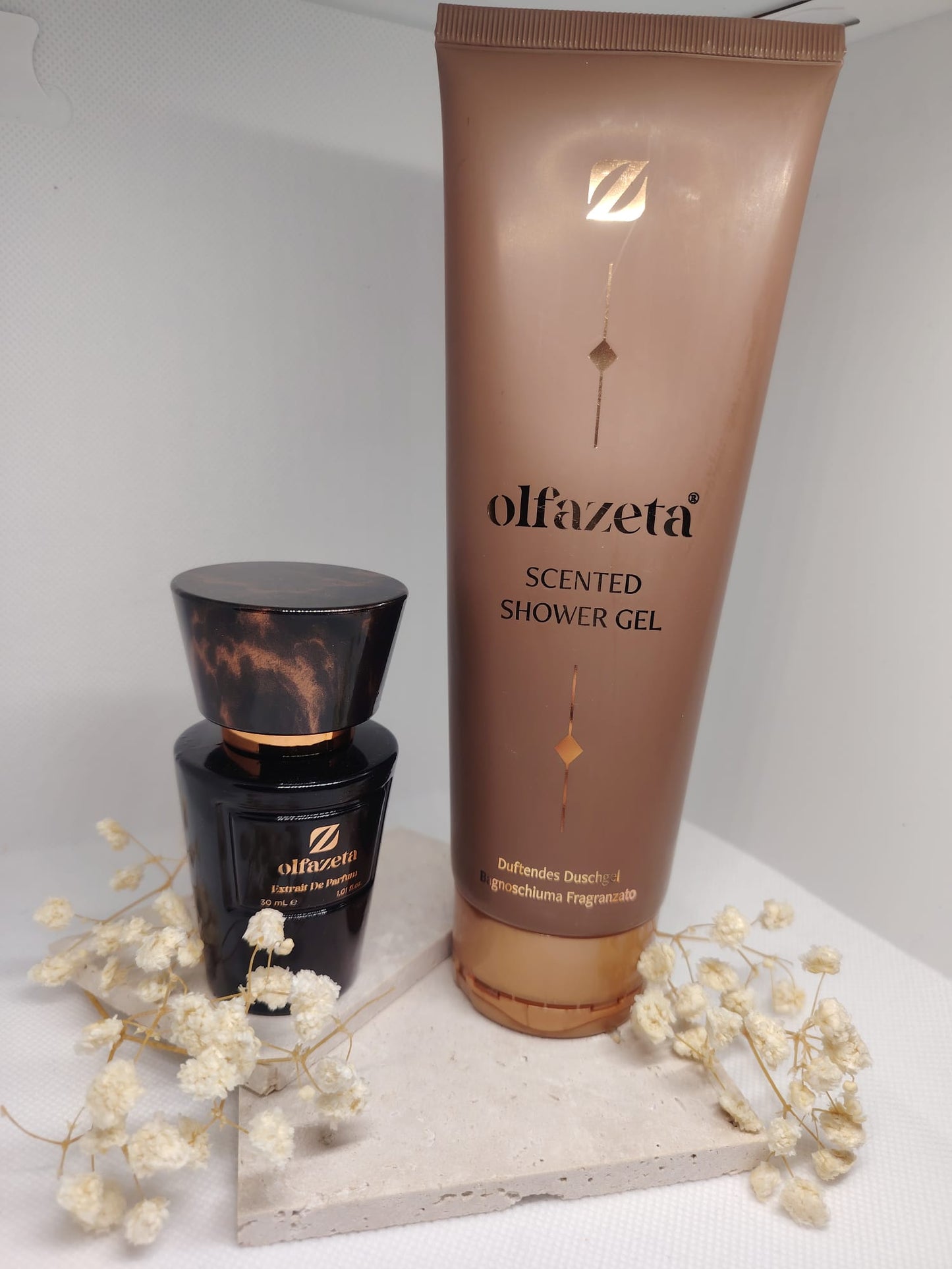 Gel Douche Parfumé & Parfum Homme Olfazeta – Coffret Chogan