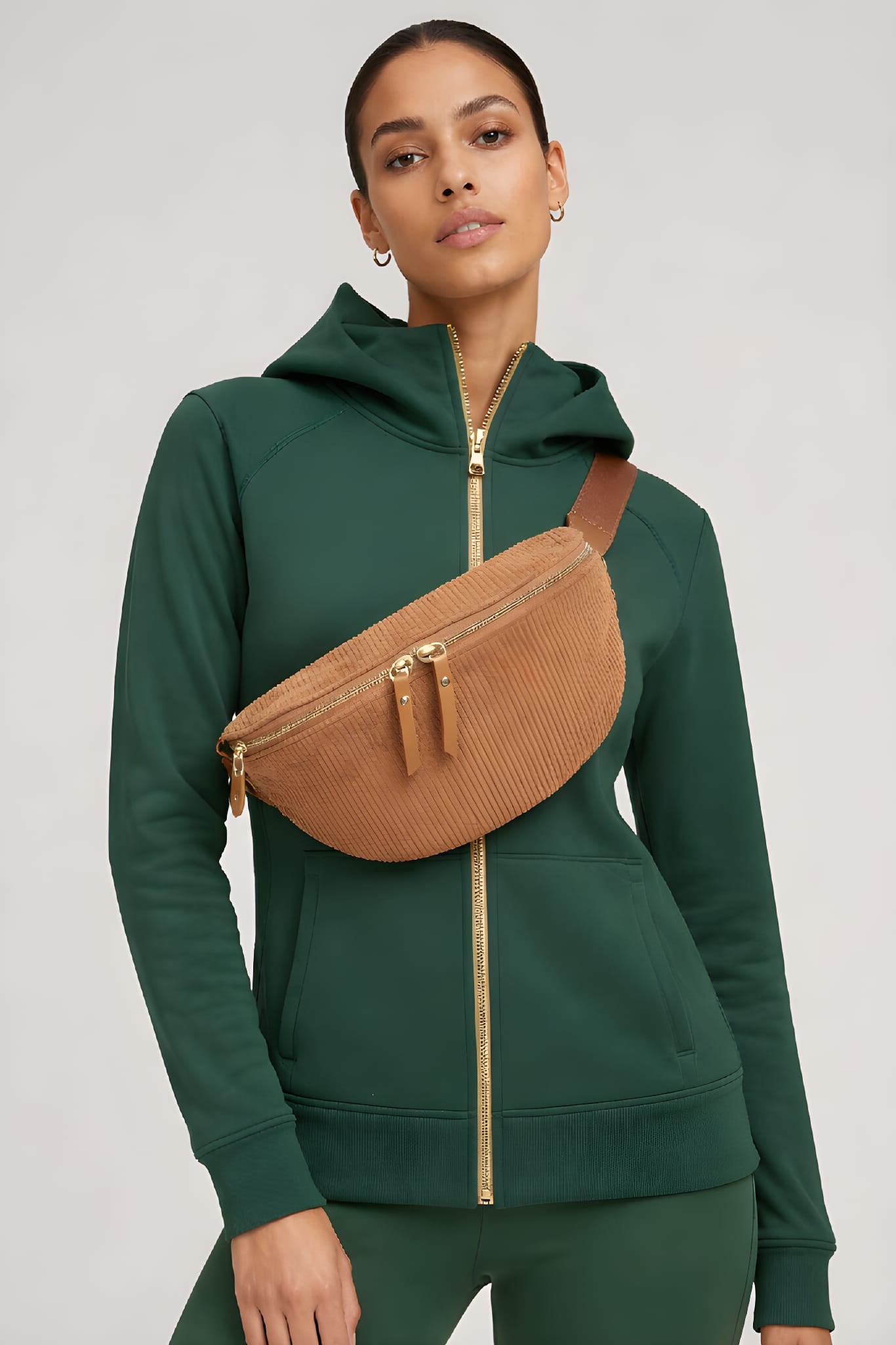 Sac banane femme en velours côtelé – Tendance & pratique