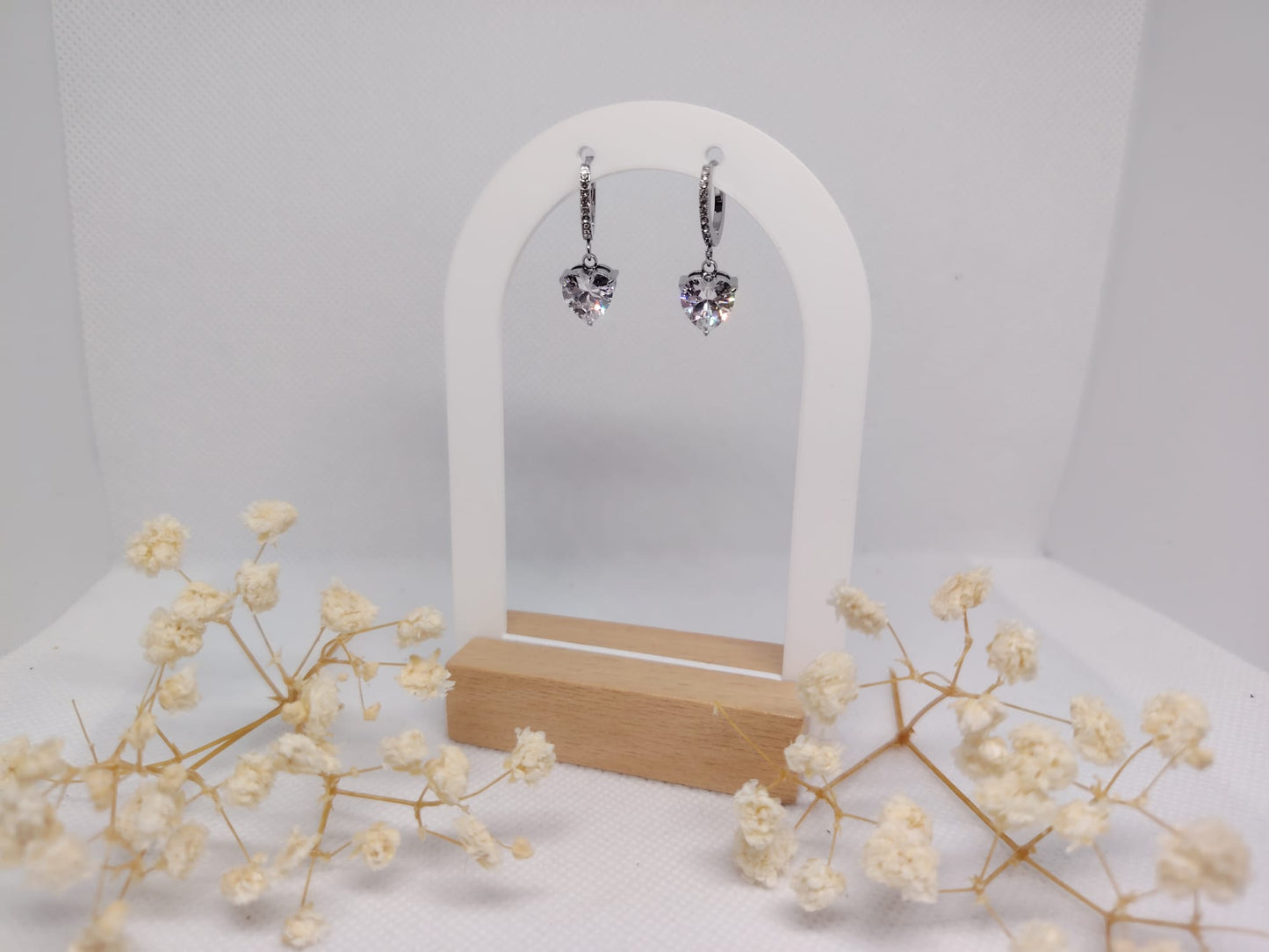 Boucles d’oreilles Cœur – Acier inoxydable