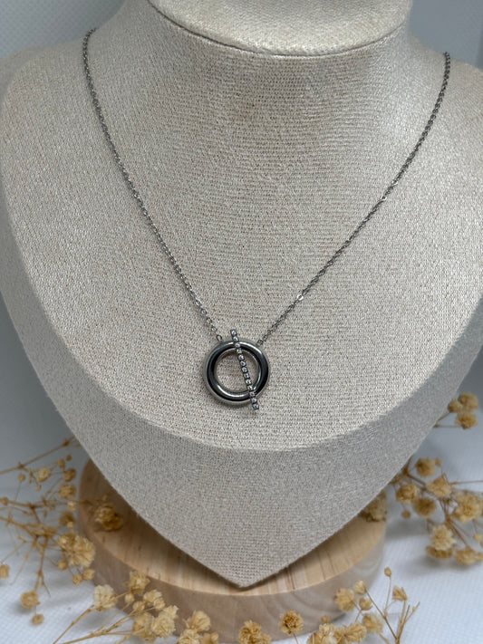 Collier Onde Barré - Argenté